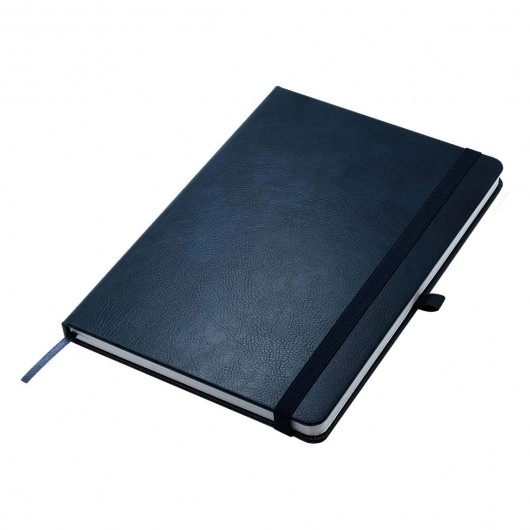 Navy Leather Feel A5 Notebooks
